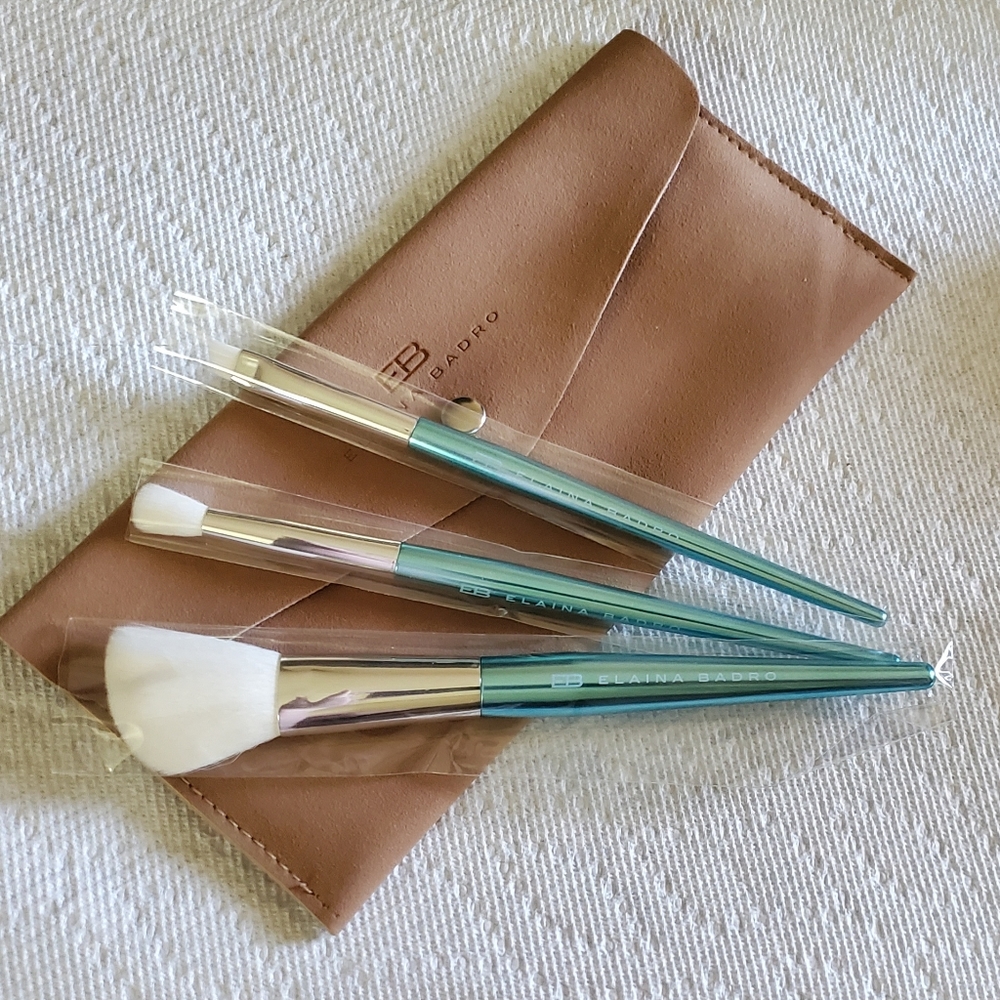 Elaine Badro "3 Piece Makeup Brushes"